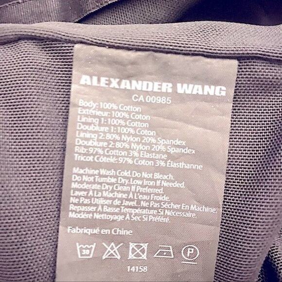 NWT Alexander Wang Draped Bustier Structured Dress Size 4 - Picture 13 of 15